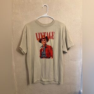 Vintage Graphic Beige T-Shirt